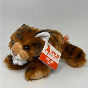Wild Republic Hug'ems Tiger Plush 7”